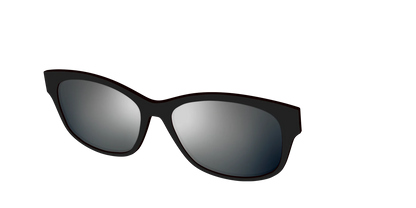 The Polarized Silver Reflective Sun Top