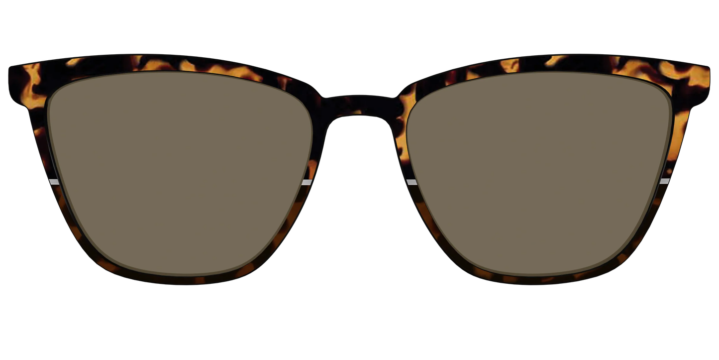 The Polarized Chic Tortoise Split Sun Top
