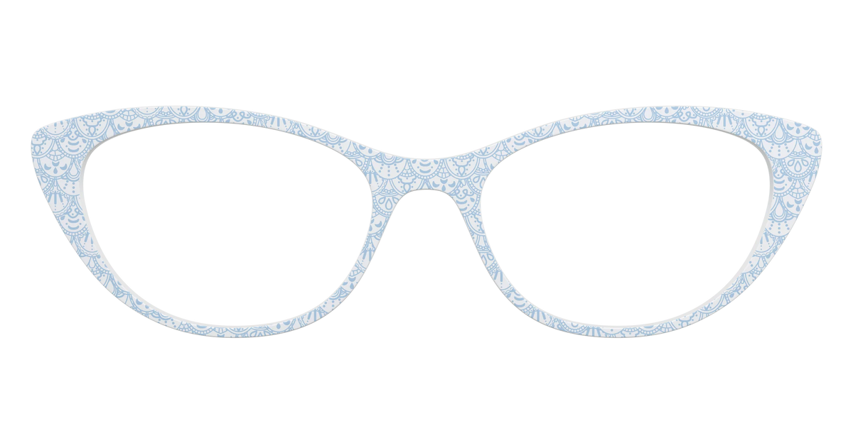 The Something Blue Scallop Lace