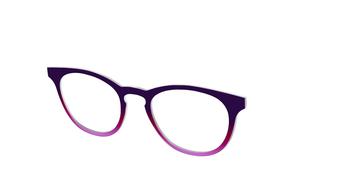 The Black To Jungle Orchid Gradient