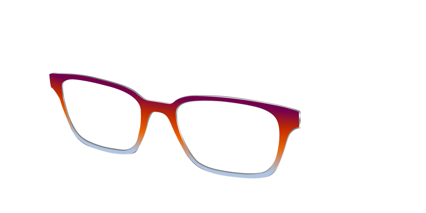 The Raspberry to Periwinkle Gradient