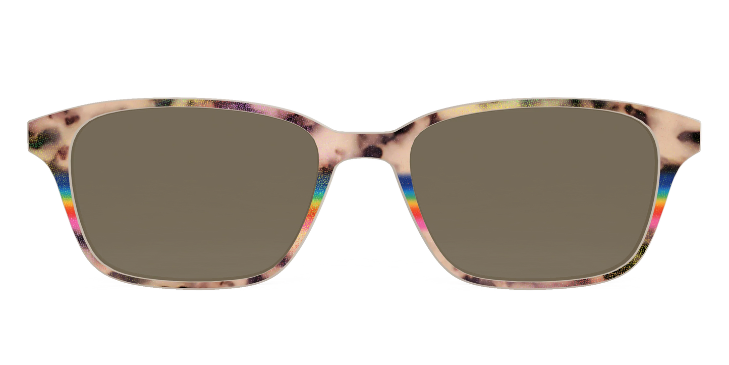 The Polarized Prism Split Tortoise Sun Top