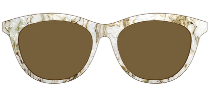The Polarized Ivory Sand Pearl Shell Sun Top