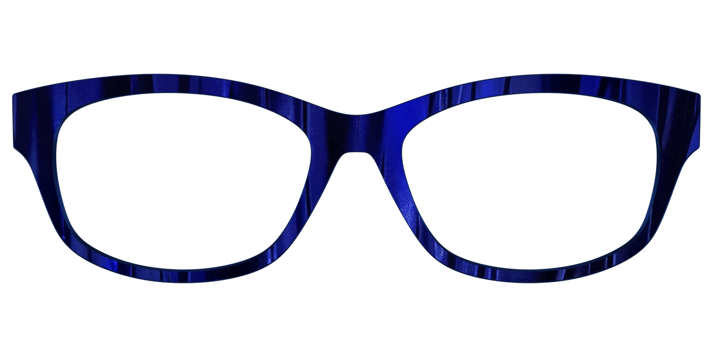 The Indigo Moire Stripes