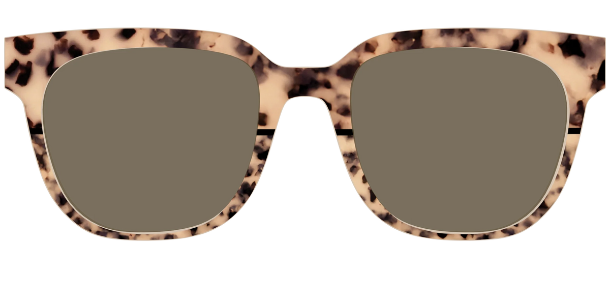 The Polarized Bisque Tortoise Split Sun Top