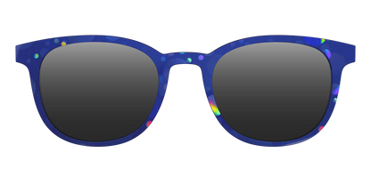 The Polarized Navy Holographic Bubbles Sun Top