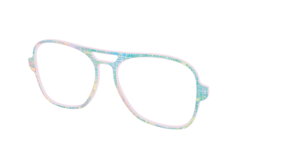 The Pastel Gradient with Holographic Hatching