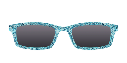 The Polarized Aquamarine Sparkle Sun Top