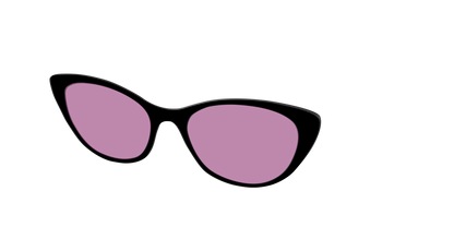 The Black with Pink Racquet Sport Lens