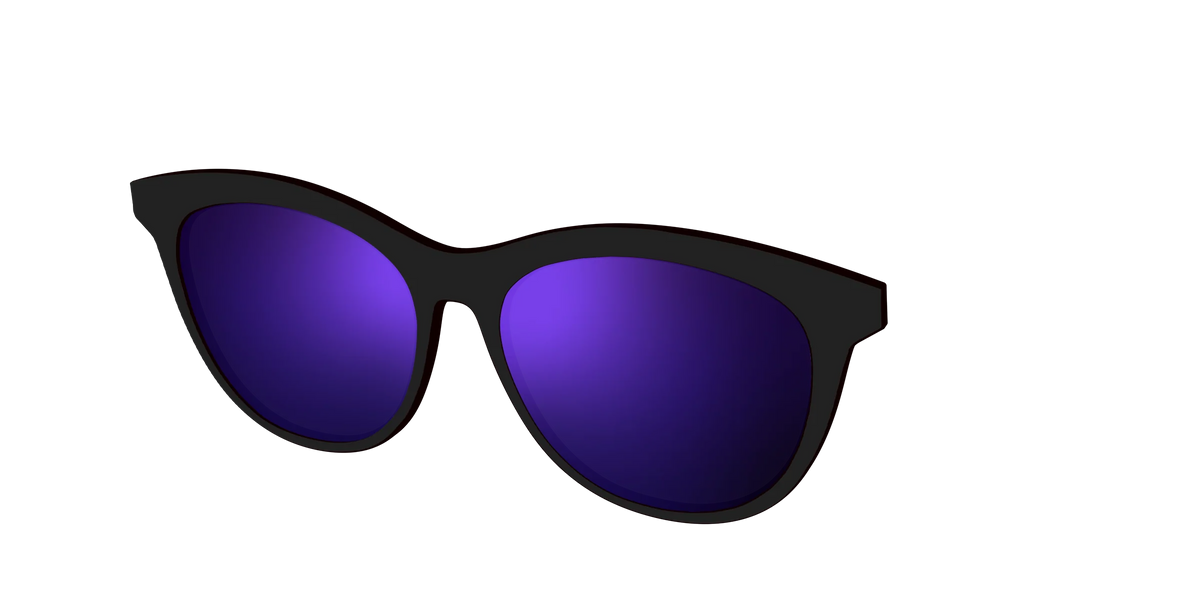 The Polarized Purple Reflective Sun Top