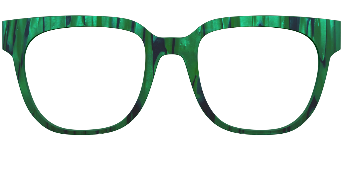 The Emerald Moire Stripes