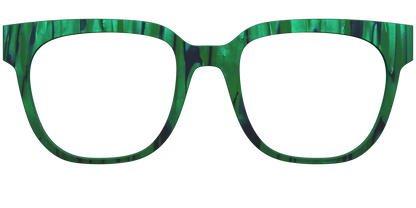 The Emerald Moire Stripes