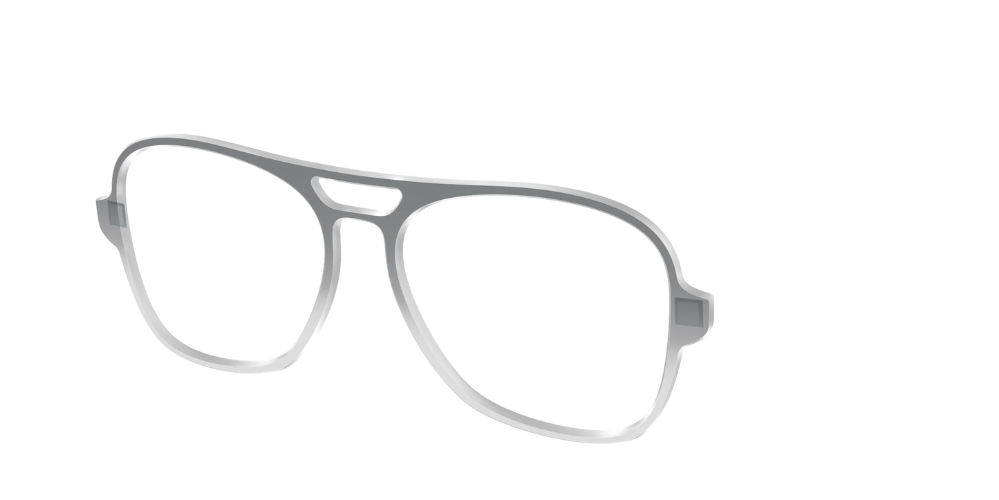 The Charcoal to Light Gray Gradient Crystal
