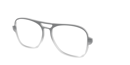 The Charcoal to Light Gray Gradient Crystal