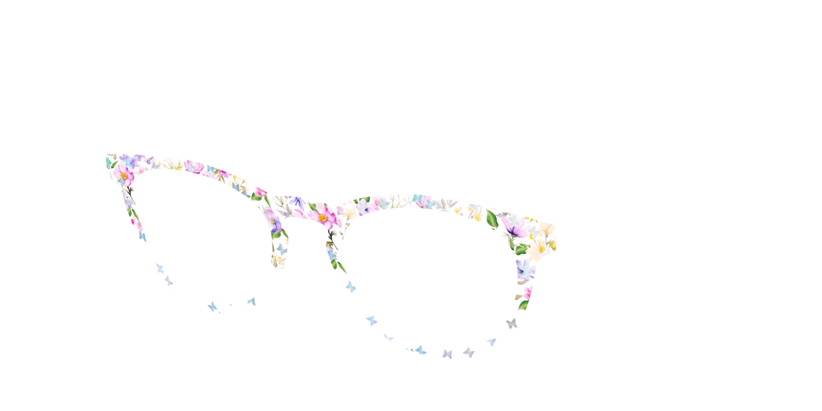 The Delicate Flower Crown with Butterfly Glitter