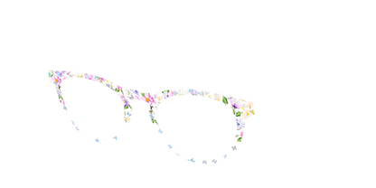 The Delicate Flower Crown with Butterfly Glitter