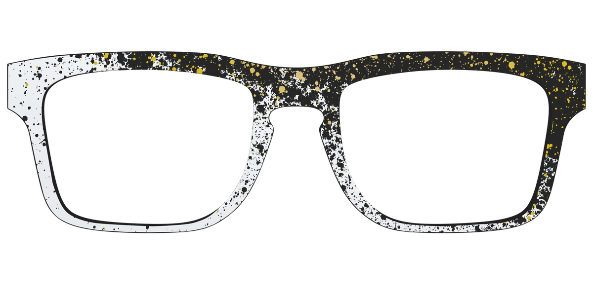The Black & White Splatter