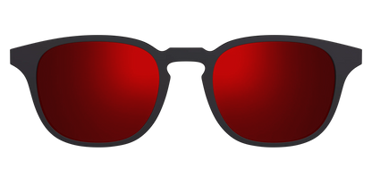 The Polarized Red Reflective Sun Top