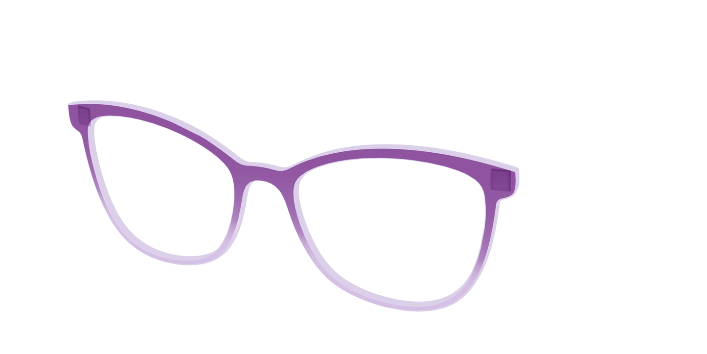 The Plum to Lilac Gradient Crystal