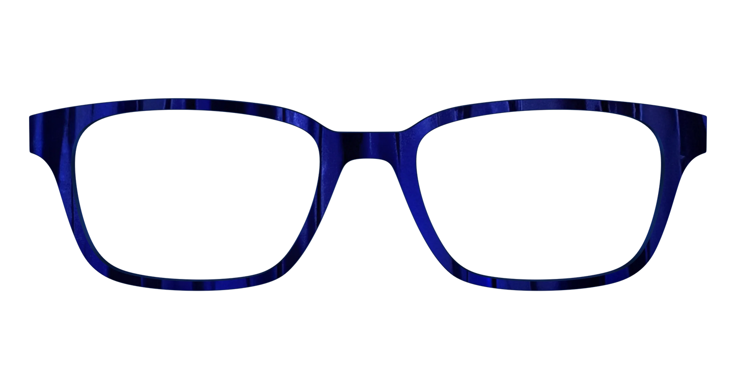 The Indigo Moire Stripes