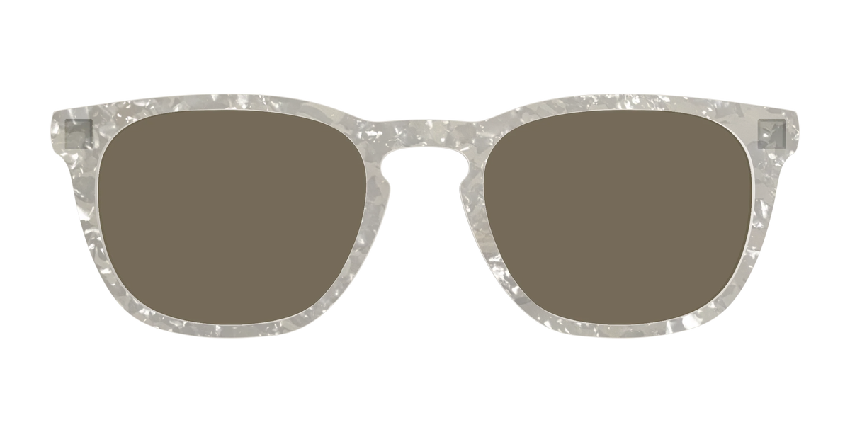 The Polarized White Quartz Pearl Sun Top