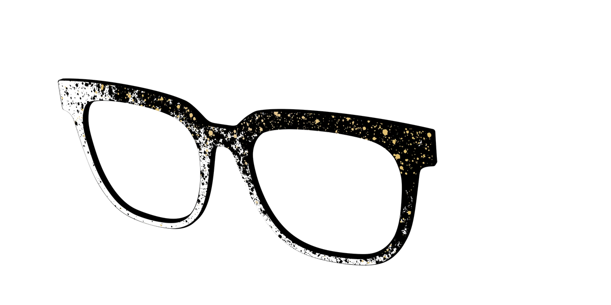 The Black & White Splatter