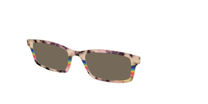 The Polarized Prism Split Tortoise Sun Top