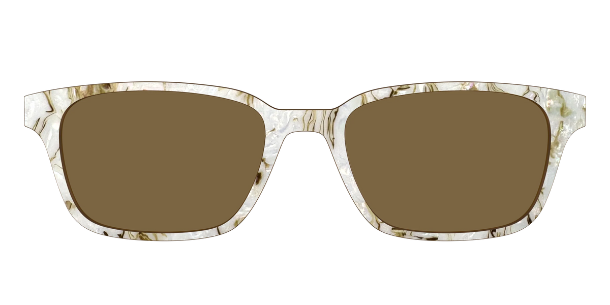 The Polarized Ivory Sand Pearl Shell Sun Top