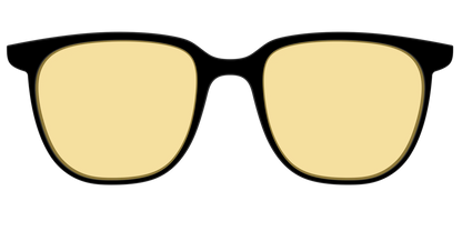 The Black With Citrine Yellow Lens