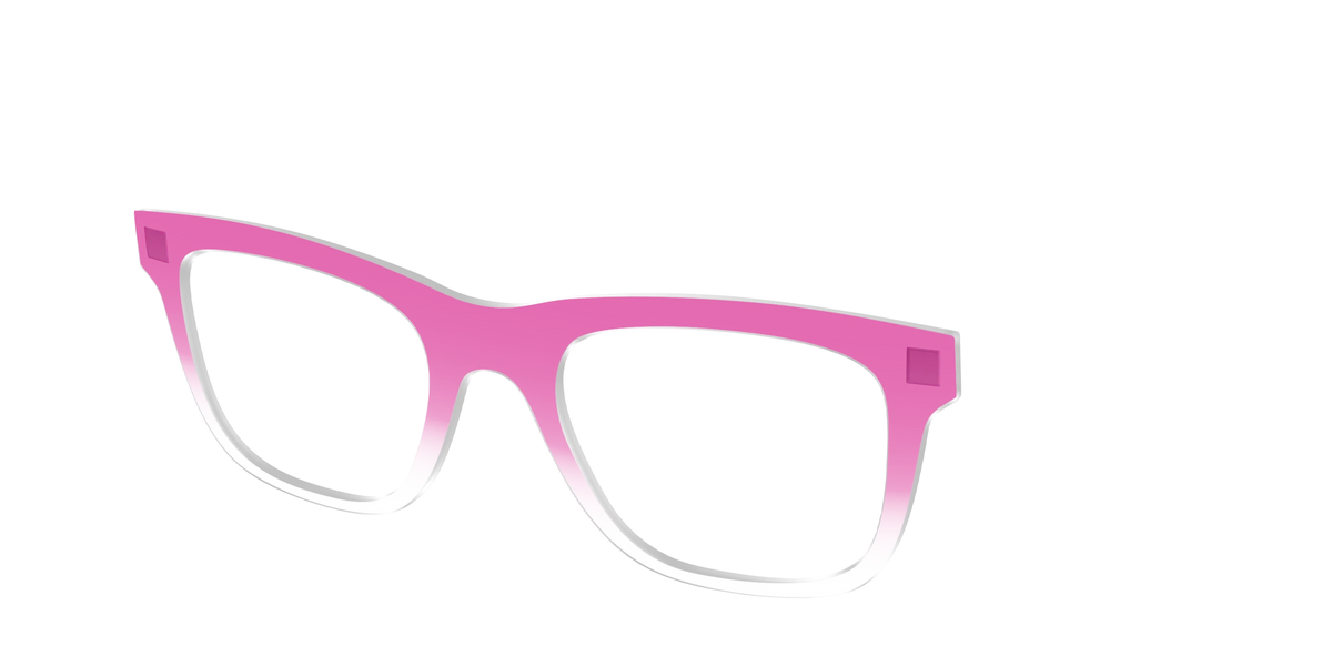 The Magenta Gradient Crystal