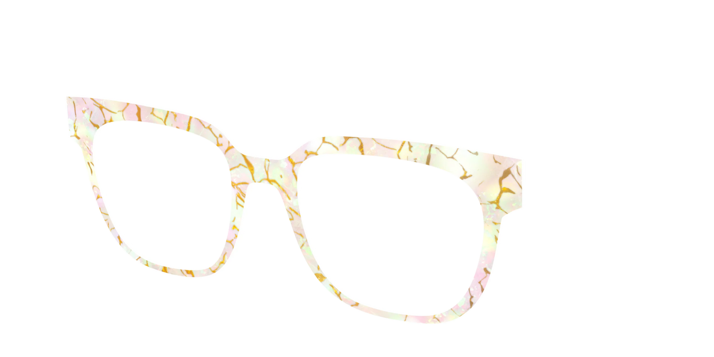 The Opalescent Pearl with Gold Streaks