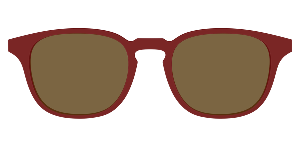 The Polarized Burgundy Sun Top