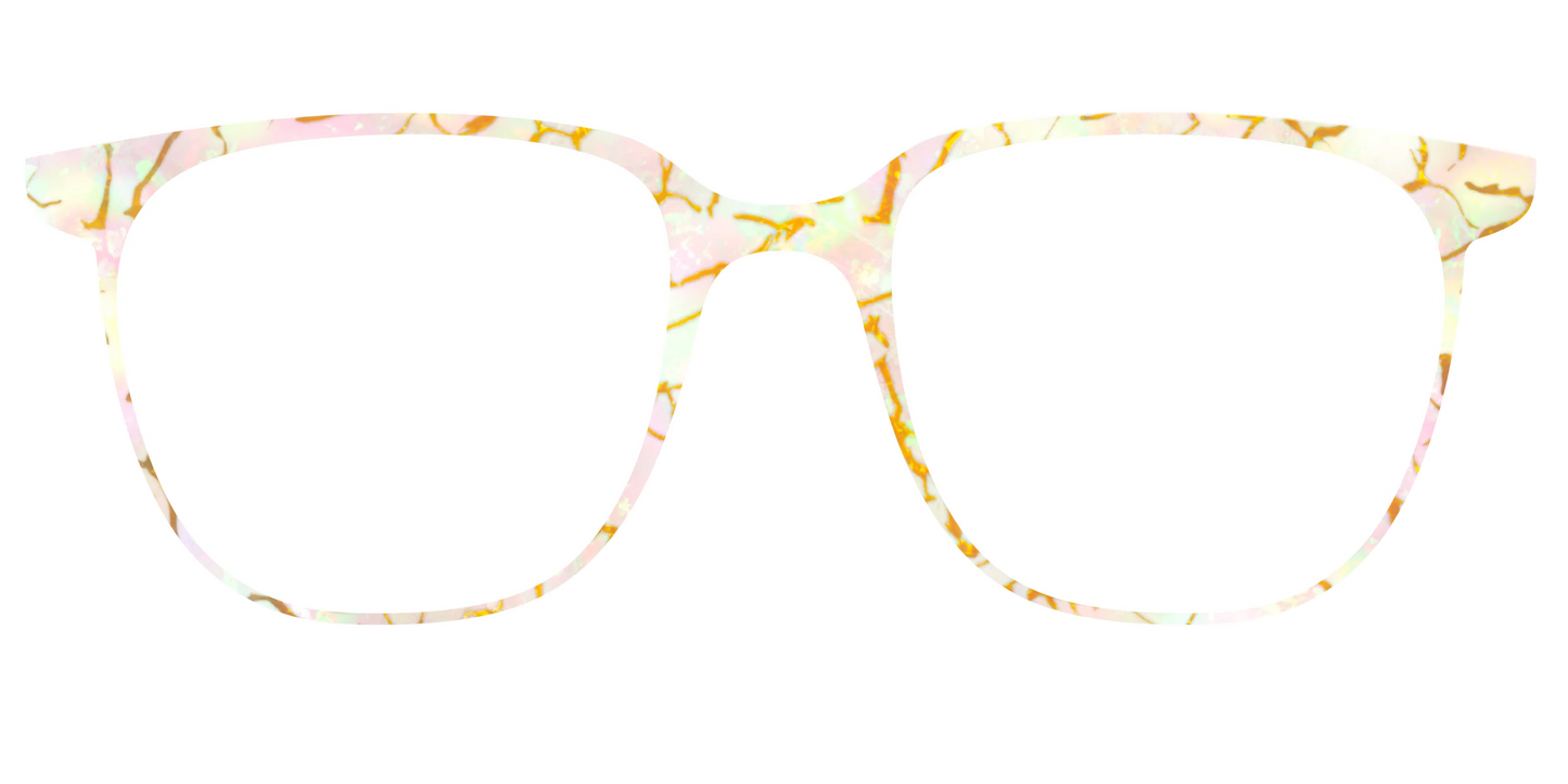 The Opalescent Pearl with Gold Streaks