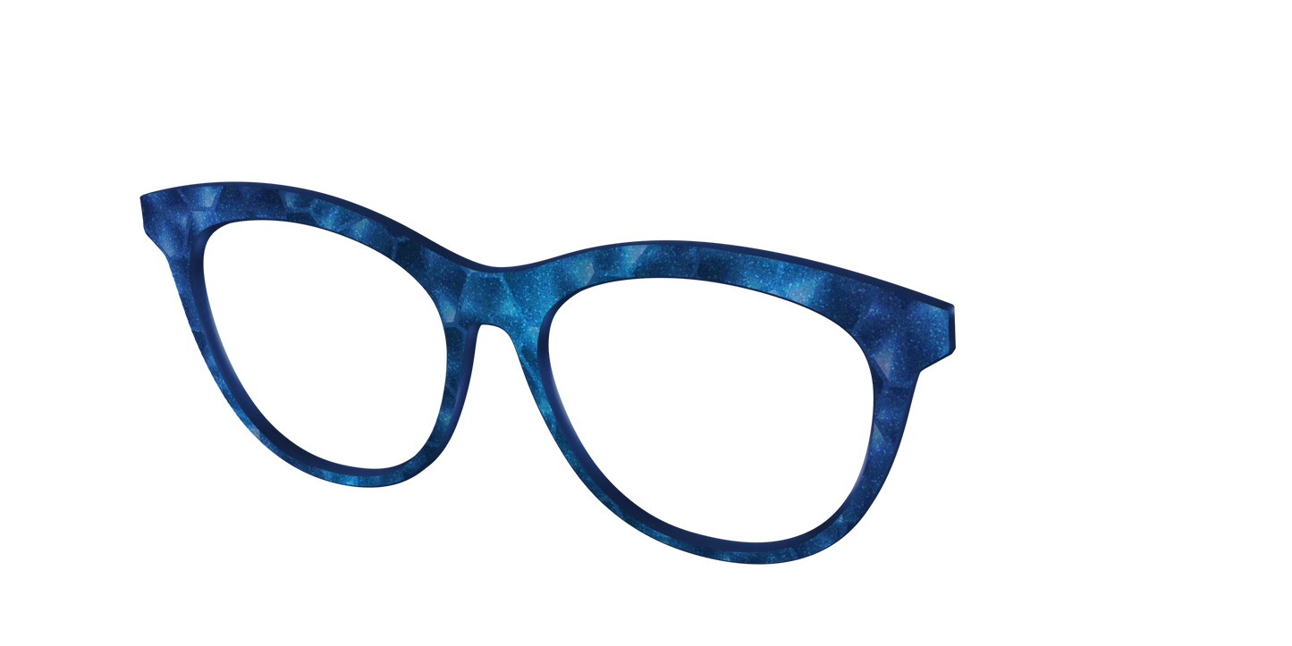 The Shimmering Cobalt Hexagons