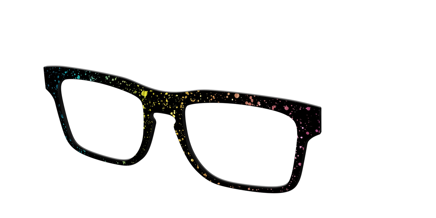 The Rainbow Foil Splatter