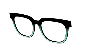 The Black to Spearmint Gradient