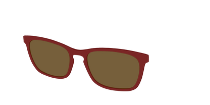 The Polarized Burgundy Sun Top