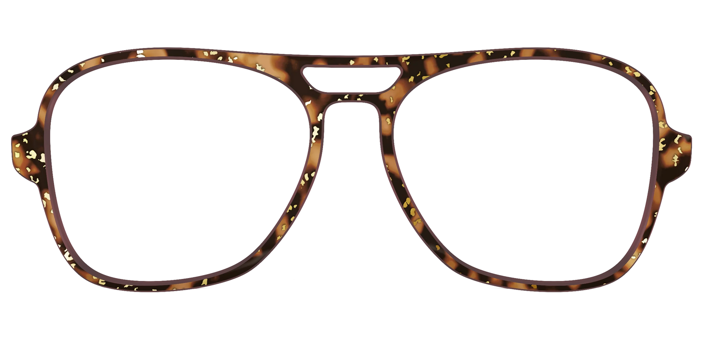 The Sandalwood Tortoise with Gold Foil
