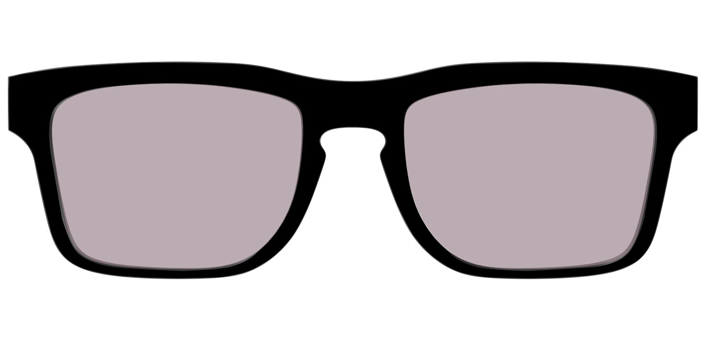 The Black with Gray Gaming Lens