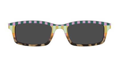 The Polarized Summer Stripes Tortoise Sun Top