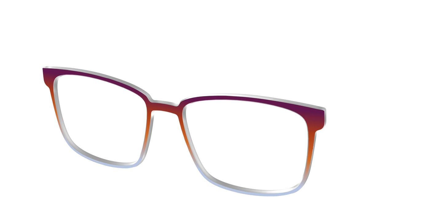 The Raspberry to Periwinkle Gradient