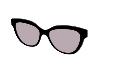 The Black with Gray Gaming Lens