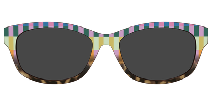 The Polarized Summer Stripes Tortoise Sun Top