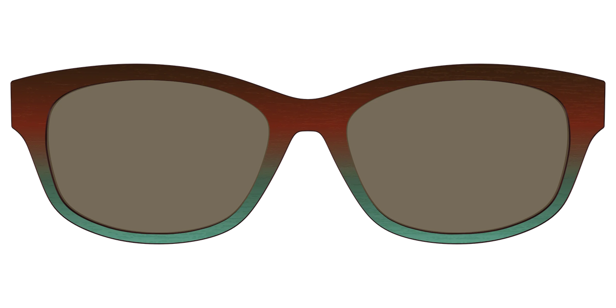 The Polarized Mahogany to Juniper Woodgrain Sun Top
