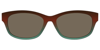 The Polarized Mahogany to Juniper Woodgrain Sun Top