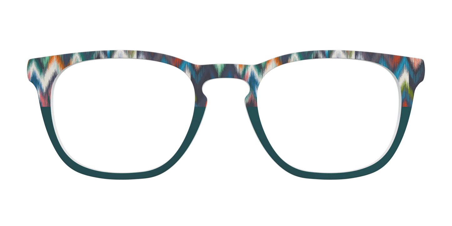 The Teal Ikat Split