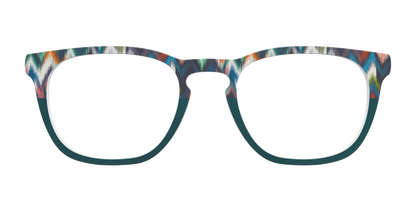 The Teal Ikat Split