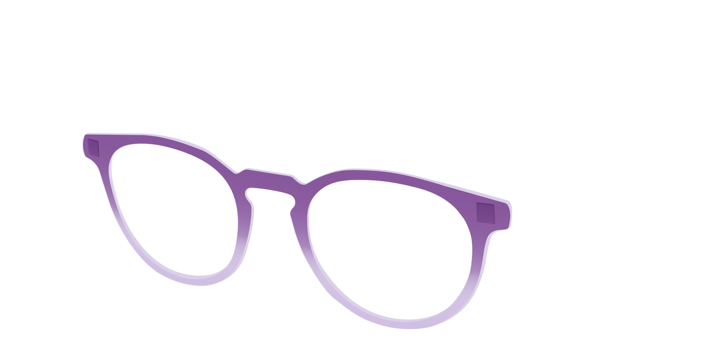 The Plum to Lilac Gradient Crystal