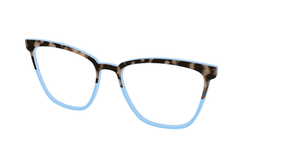 The Denim Tortoise Crystal Split