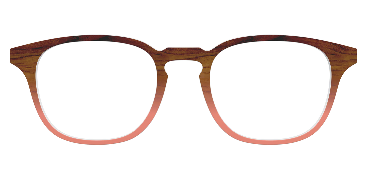 The Woodgrain to Peach Gradient